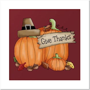 Give Thanks Posters and Art